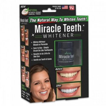 Přírodní uhlí pro bělení zubů – Miracle…