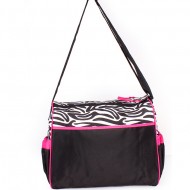 Taška pro maminky - růžová zebra