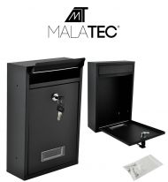 Malatec 6237 Schránka na dopisy černá