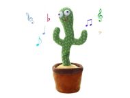 Effly 1971 Tančící zpívající a mluvící plyšový kaktus - Dobíjecí