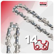 RED TECHNIC RTPR0161 vodicí lišta 4", 2× řetěz