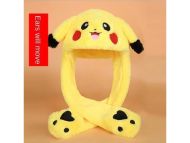 LED Plyšová čepice Pikachu