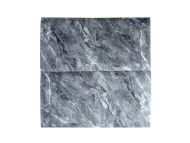 Lesklá pěnová tapeta 60x30cm - Samolepící - tmavě šedý mramor