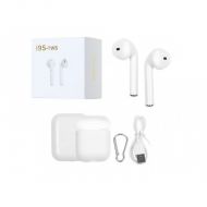 Bezdrátová bluetooth sluchátka i9S TWS s dobíjecím boxem bílé
