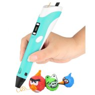 3D pero s LCD displejem modré + sada náplní 100 m