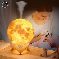Ultrazvukový aroma difuzér - lampička Měsíc
