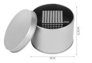 Neocube 5mm Velké balení - 512 kuliček - Stříbrné