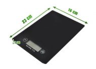 Digitální kuchyňská váha 5 Kg - SLIM černá