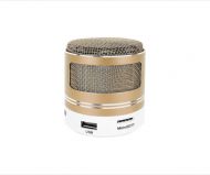 LED Mini Bluetooth reproduktor - zlatý