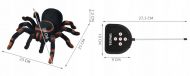 ISO 4503 Tarantule na dálkové ovládání 24 cm