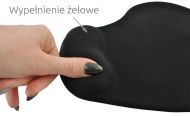 ISO 170 Gelová podložka pod myš černá