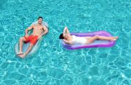 Nafukovací vodní matrace – Lehátko Floaty 178 x 70 cm Růžová
