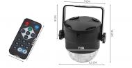 ISO 7056 LED disko koule s dálkovým ovládáním