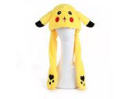 LED Plyšová čepice Pikachu