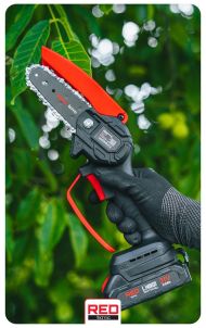 RED TECHNIC RTPR0161 vodicí lišta 4", 2× řetěz