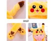 LED Plyšová čepice Pikachu