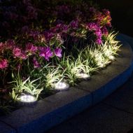 8 LED Solární zahradní světlo - 4ks