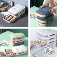 Nádoba na uskladnění vajec EggBox - Zelená