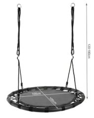 Houpací kruh 100 cm černý ISO 12029