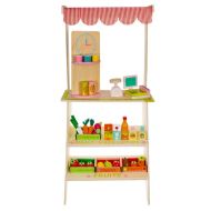 Dětský dřevěný supermarket - stánek KRUZZEL 24888