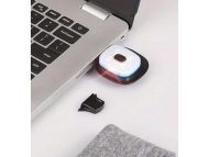 Zimní čepice s LED světlem - šedá EB169G