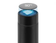 Chytrá termoska s dotykovým displejem SMART LCD - nerezová černá 500 ml