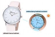 Hodinky měnící barvu - modré