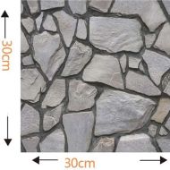 3D Samolepicí tapeta Rock Wall (balení 10 ks)