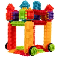 Barevná konstrukční stavebnice Hedgehog Blocks 192 ks Kruzzel 20376