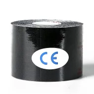 Kinesio Tejp 5 m × 5 cm - Černá - KINESIOLOGY TAPE