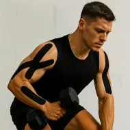 Kinesio Tejp 5 m × 5 cm - Černá - KINESIOLOGY TAPE