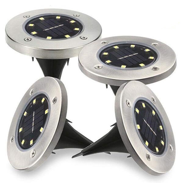 8 LED Solární zahradní světlo - 4ks 8 LED Solární zahradní světlo - 4ks