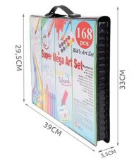Výtvarná sada Mega Art Set 168 ks černá