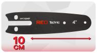 RED TECHNIC RTPR0161 vodicí lišta 4", 2× řetěz