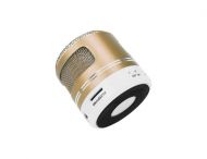 LED Mini Bluetooth reproduktor - zlatý