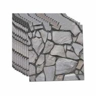 3D Samolepicí tapeta Rock Wall (balení 10 ks)