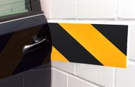 Ochrana dveří vozidla na zeď garáže 50 x 10 x 1,5 cm ISO