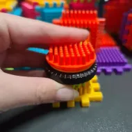 Barevná konstrukční stavebnice Hedgehog Blocks 192 ks Kruzzel 20376