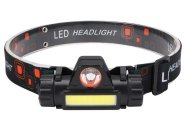 Čelovka LED COB 4v1 - čelovka s magnetem