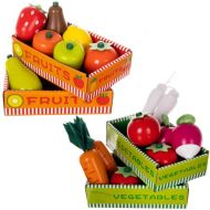 Dětský dřevěný supermarket - stánek KRUZZEL 24888