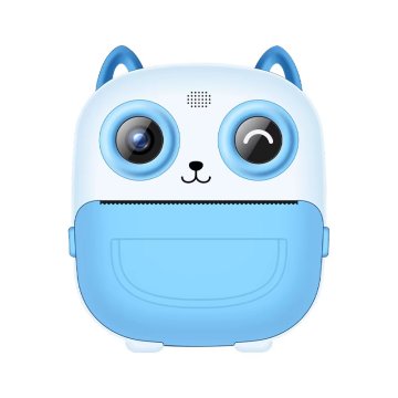 Mini termotiskárna s fotoaparátem pro děti - modrá