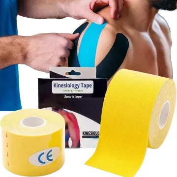 Kinesio Tejp 5 m × 5 cm - Žlutá - KINESIOLOGY TAPE