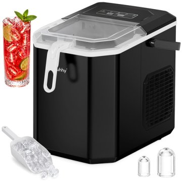 Ruhhy 27708 Výrobník ledu 1,2 l černý – 12 kg ledu za 24 hodin