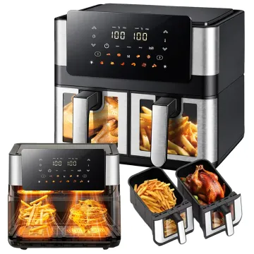 RC-K-2367 Horkovzdušná fritéza Air Fryer, 8 l, 2000 W, 2 koše