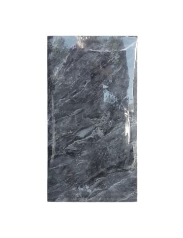 Lesklá pěnová tapeta 60x30cm - Samolepící - tmavě šedý mramor