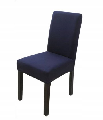 Potah na židli napínací - tmavě modrý