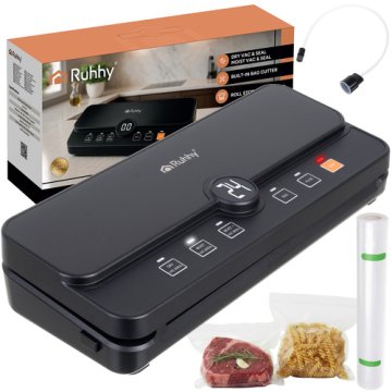 Ruhhy 24620 Vakuová svářečka potravin 110W - 80 kPa + role 28 × 300 cm