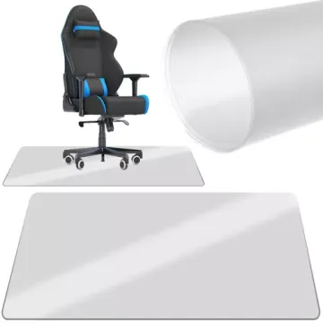 Ochranná podložka pod křesla a židle PC 130 x 90 cm transparentní/mléčná Ruhhy 20228