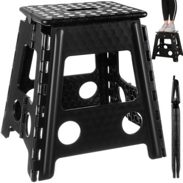 Protiskluzová skládací stolička černá…