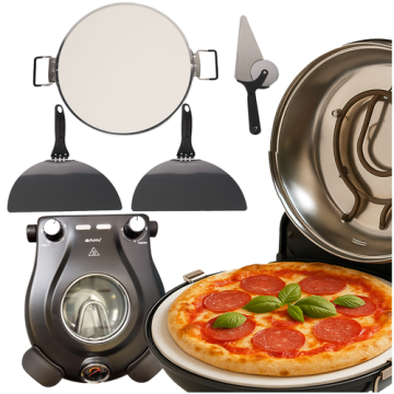 Elektrická domácí pec na pizzu 1200W Ruhhy 26050
